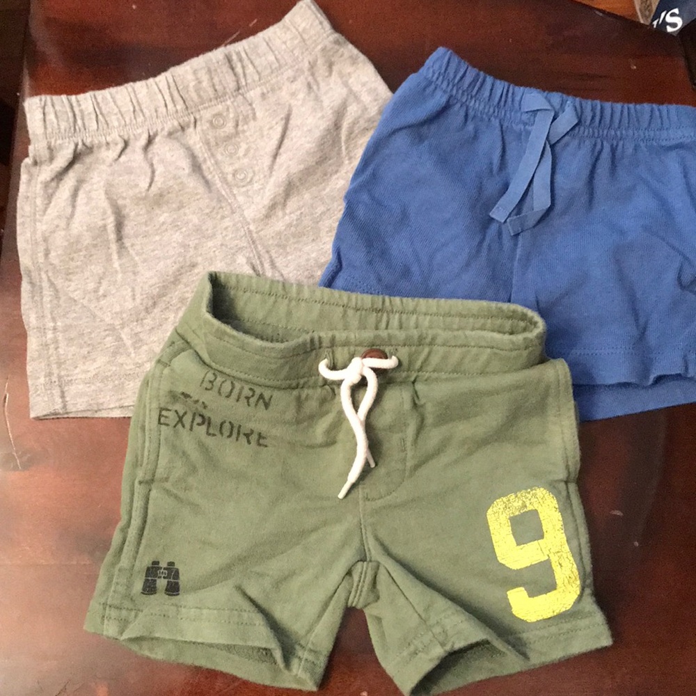 Baby Gap 3-6 mo lot of 3 sweat shorts